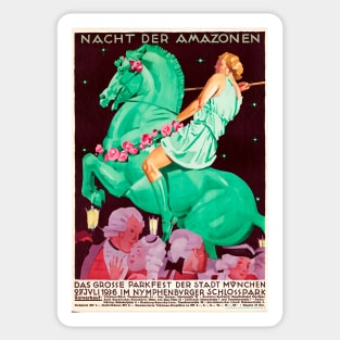 Plakat Nacht Der Amazonen 1936 Sticker